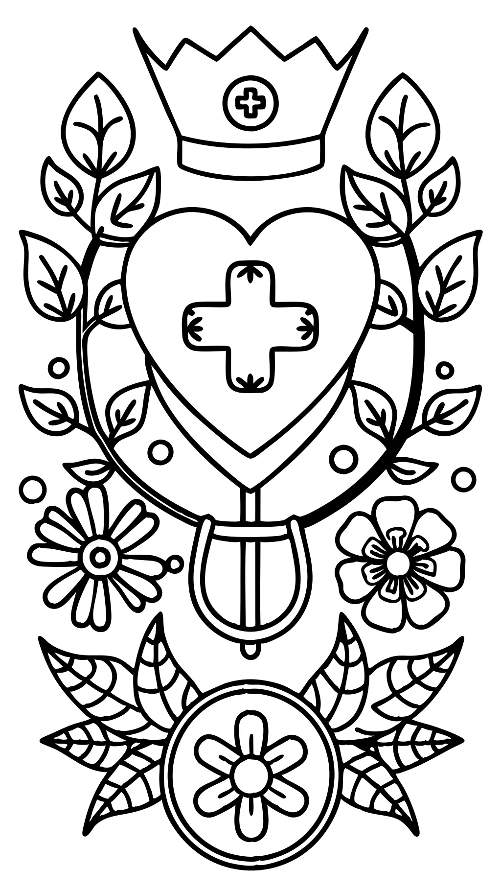 nursing coloring pages for adults